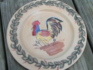 Hollester by Tabletops Gallery Dinner Plate Rooster