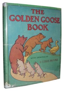 Leslie Brooke The Golden GOOSE Book Early 1st