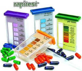 Test Kit 1601 Tester 80 Test pH Test Light NPK Levels Rapitest Ground