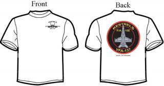 VFA 137 Kestrels Squadron Logo T Shirt NAS Lemoore
