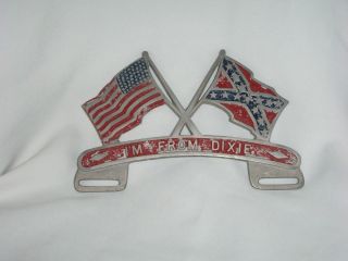 License Plate Topper Dixie