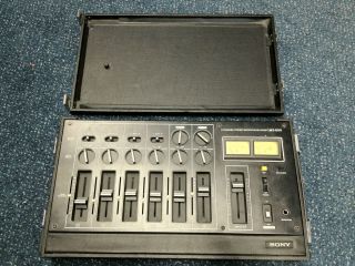 Vintage Sony MX 650 Microphone Line 6 Channel Analog Field Mixer