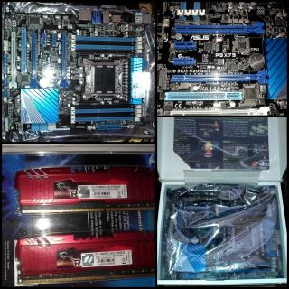 Asus P9X79 LGA 2011 Intel X79 SATA 6GB s USB 3 0 16GB G Skill RAM