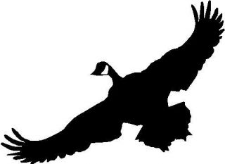 GOOSE Flying Silhouette Hunting Decal 7 x 5