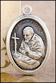 St Saint Alphonsus Liguori Medal Charm
