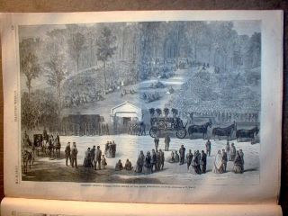 War Newspaper Jefferson Davis Captured Lincoln Funeral N IL