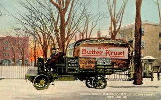 Bakery Special Bread Truck at Lincoln Park Postcard Print