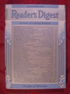 Readers Digest December 1942 Lincoln Steffens WWII