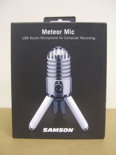 Samson Meteor Mic Condenser Studio USB Computer Recording Microphone