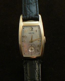 Vintage Hamilton Linwood Curved Watch
