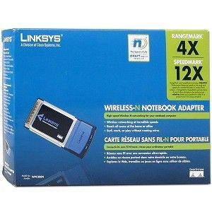 New Linksys WPC300N 802 11n G Wireless WiFi PCMCIA Card