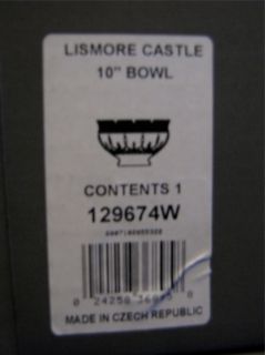Lismore Castle Footed Bowl Centerpiece by Waterford New NIB Great for