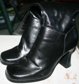 Jazzberry Lindsey Black Mid Calf 3 Heel Boots 8 5M
