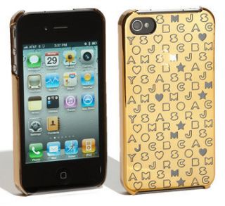 Marc by Marc Jacobs Little Alphabet Metallic iPhone 4 4S Cover Case