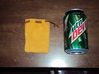 Handmade Deerskin Leather Bullet Bag Pouch Coin Purse