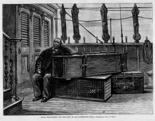 Dr Livingstone Body Coffin Servant and Former Slave Jacob Wainwright