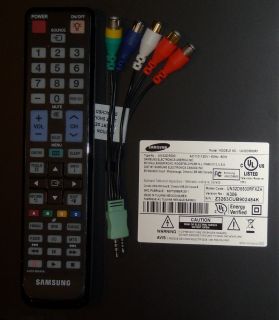 As Is Samsung 32 LCD TV UN32D5500 w Remote and Media Adaptor TV not