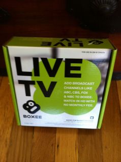 Boxee Box Live TV Tuner Receiver USB Dongle Brand New