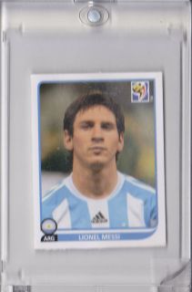 Lionel Messi 2010 Panini World Cup Sticker 122 SP Argentina Barcelona