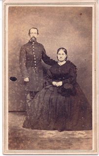 CDV Civil War Union Soldier Wife Lock Haven PA