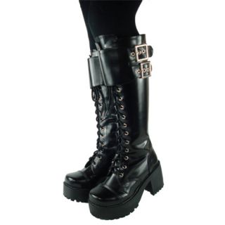 Punk Gothic Lolita Cosplay Boots LK7008A