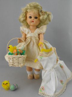 Virga 8 Lollipop Doll Vintage 1950s Ginny Friend 2 Dresses Easter