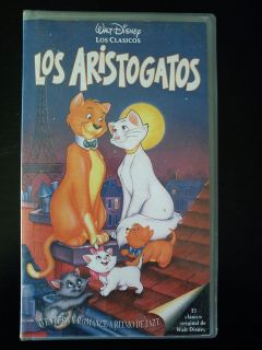 Pelicula Disney Los Aristogatos VHS Peli