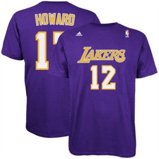 Los Angeles Lakers Adidas Dwight Howard Purple Player Jersey T Shirt