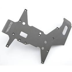 Team Losi, Inc. HD Chassis Skid Plate, Hard Anod LST,LST2,AFT,MGB