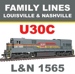 Louisville Nashville U30C 1565 Atlas 10000882 HO Scale