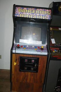 Dangerous Dungeons Coin Operated Arcade Game Used