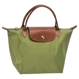 Longchamp Moss Green Mini Duffle Le Pliage Carryall Tote Handbag Bag