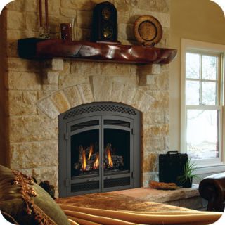  Gas Fireplace Starfire GD70 Direct Vent arched log set NG LP Propane