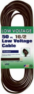 Coleman 09501 50 16 2 Low Voltage Lighting Cable Wire