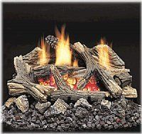 Fireplace Logs DEB30PM Vent Free Vented LP Log Set