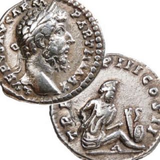 LUCIUS VERUS Ancient Roman Silver Coin Denarius PARTHIAN CAPTIVE