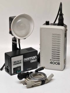 Norman 400B Portable Flash Assembly Fresh Batteries