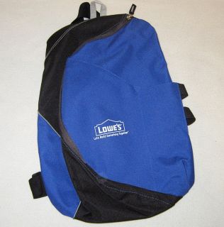 Lowes Home Imporovement Store Advertisement Backpack Book Bag Tote Gym