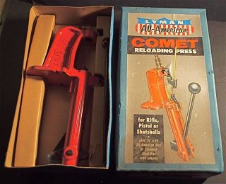 Lyman All American Comet Reloading Press NOS (in box) Uses J Shell