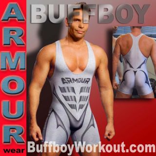 Buffboy Armour Lycra Wrestling Singlet Speedsuit Gym