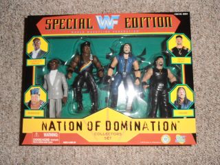 Nation of Domination WWF 4 Pack Jakks Special Edition Collectors Set