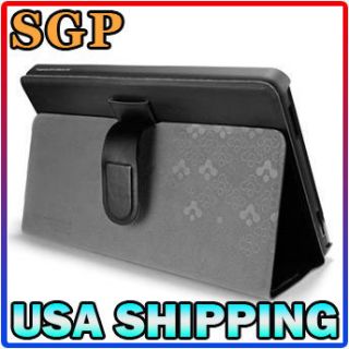 SGP  Kindle Fire Leather Case Stehen Series Black