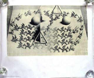 Escher “Magic Mirror” Poster Printed Holland 1976