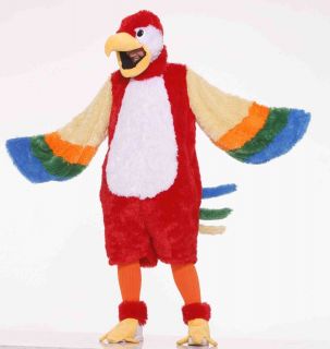 Plush Parrot Mascot Adult Costume Standard Size New