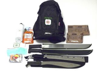 Zombie Survival Kit Bag O Machetes