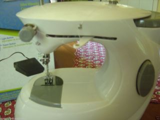 Dritz Lil Stitch Mini Cordless Sewing Machine w Foot Pedal