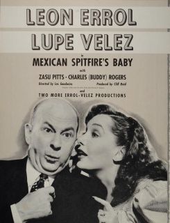 1941 Ad Mexican Spitfires Baby Lupe Velez ZASU Pitts Original