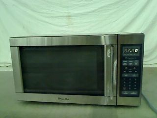 Magic Chef 1 6 CU ft Countertop Microwave in Stainless