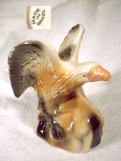 Fantastic Eagle Figurine Ceramic Made in Brazil