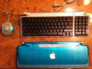 USB Keyboard + MOUSE Model # M2452 Bondi Blue for Apple MAC Computers